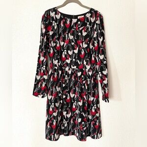 Brooks Brothers Red Fleece flapper print dress, size 4